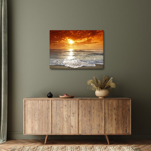 Tablou cu apus de soare din Corsica (70x50 cm)