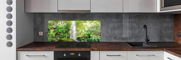 Panou sticlă decorativa bucătărie Cascadă
