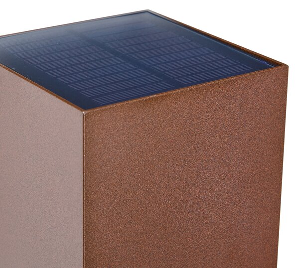 Lampă de perete de exterior maro rugină, inclusiv LED IP65 Solar - Charlene