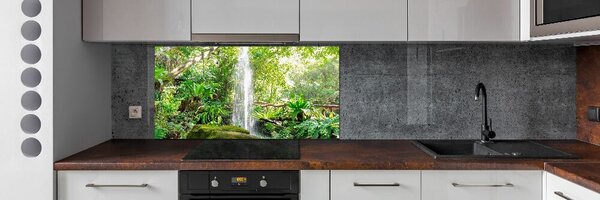 Panou sticlă decorativa bucătărie Cascadă
