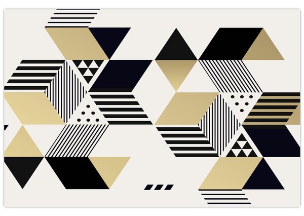 Tablou - Forme geometrice N⁰1 (90x60 cm)