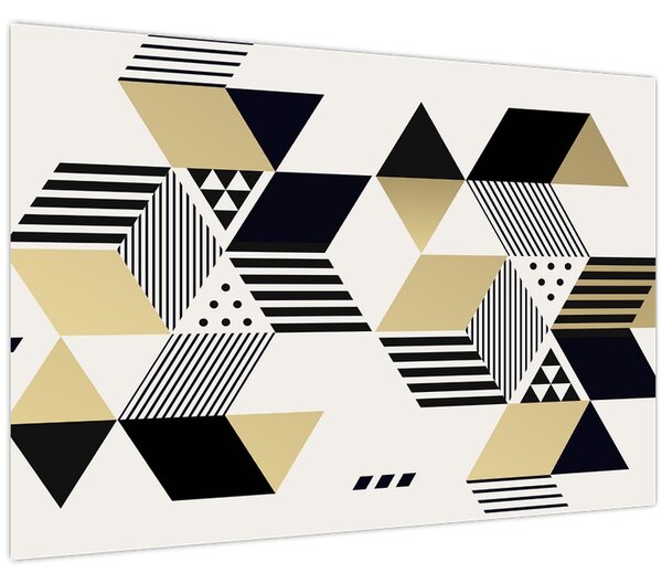 Tablou - Forme geometrice N⁰1 (90x60 cm)
