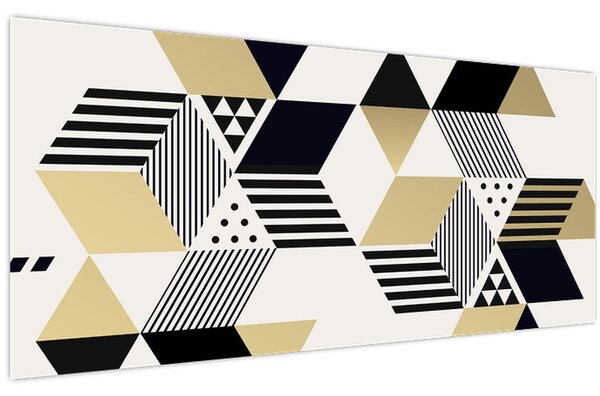 Tablou - Forme geometrice N⁰1 (120x50 cm)
