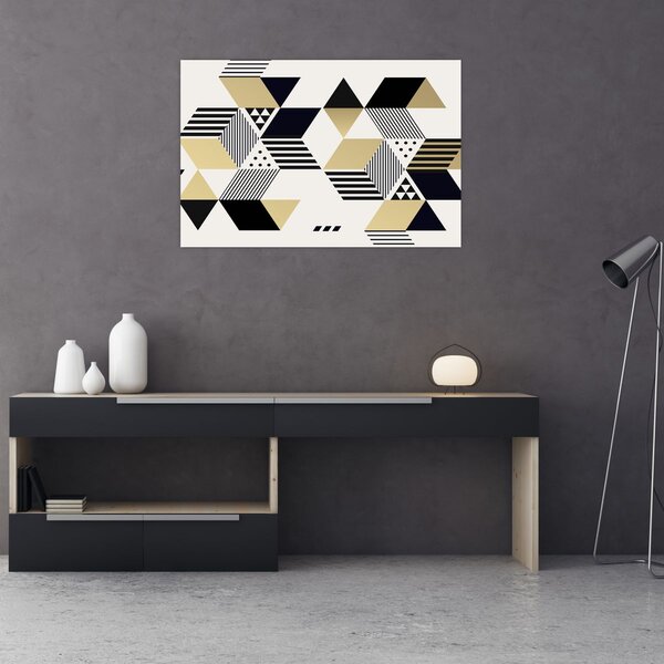 Tablou - Forme geometrice N⁰1 (90x60 cm)