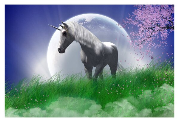 Tablou cu unicorn (90x60 cm)
