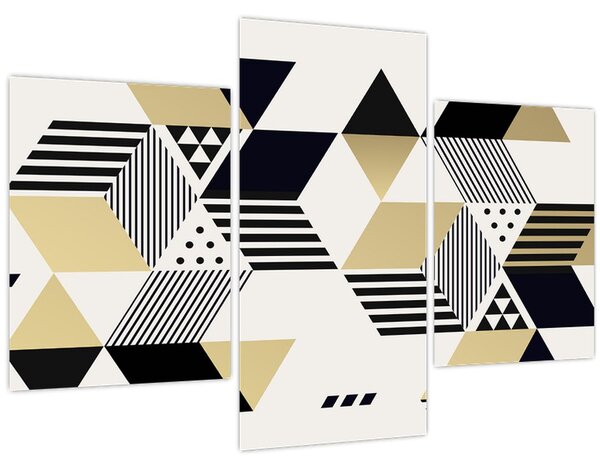 Tablou - Forme geometrice N⁰1 (90x60 cm)