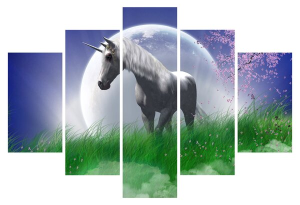 Tablou cu unicorn (150x105 cm)