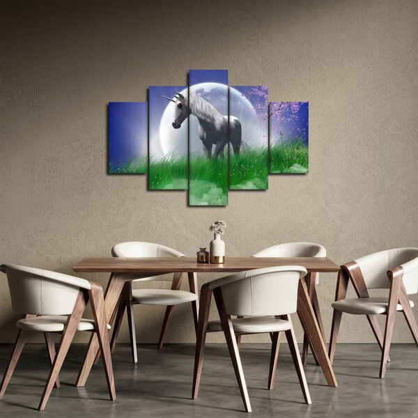 Tablou cu unicorn (150x105 cm)