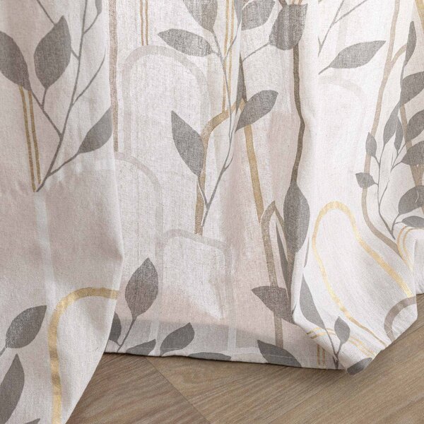Draperie gri 140x240 cm Roseris – douceur d'intérieur