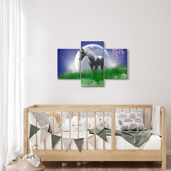 Tablou cu unicorn (90x60 cm)