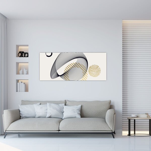Tablou - Forme geometrice N⁰3 (120x50 cm)