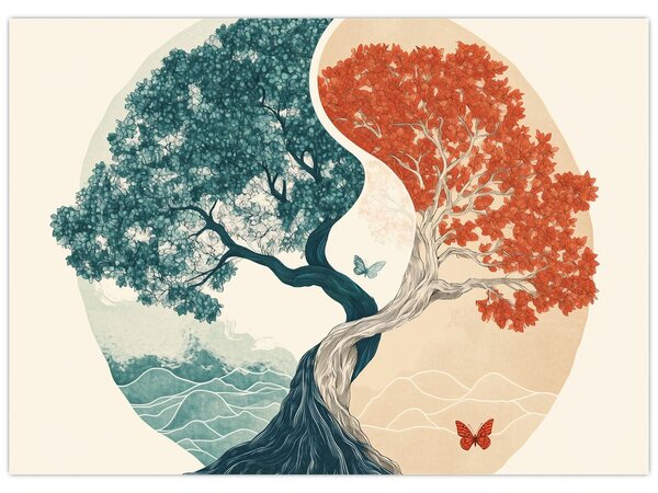 Tablou – Arbore plin de energie (70x50 cm)