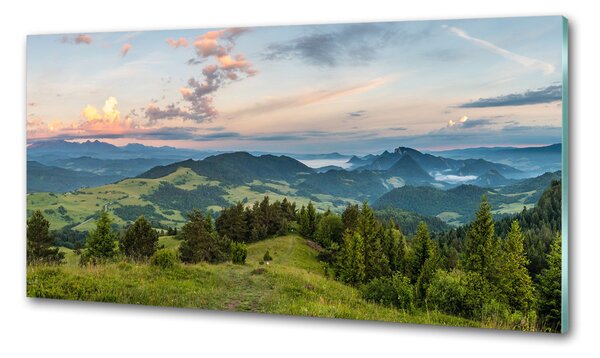 Panou sticlă bucătărie Panorama Pieniny