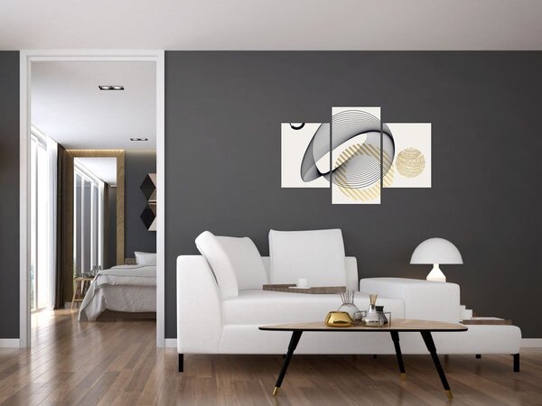 Tablou - Forme geometrice N⁰3 (90x60 cm)