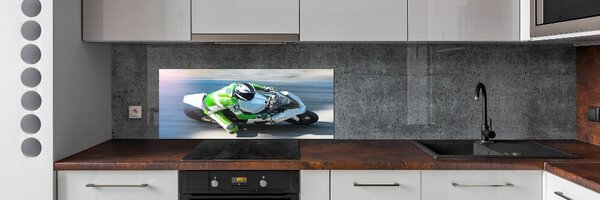 Sticlă pentru bucătărie cursă de motociclete