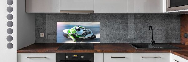 Sticlă pentru bucătărie cursă de motociclete
