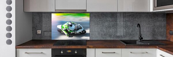 Sticlă pentru bucătărie cursă de motociclete