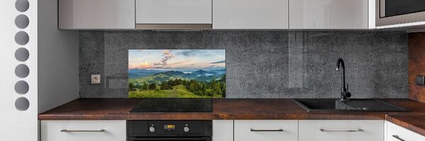 Panou sticlă bucătărie Panorama Pieniny