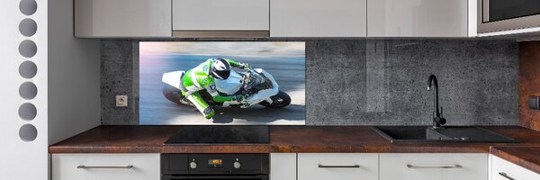 Sticlă pentru bucătărie cursă de motociclete