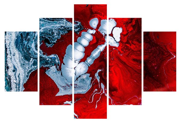 Tablou cu pete abstarcte (150x105 cm)