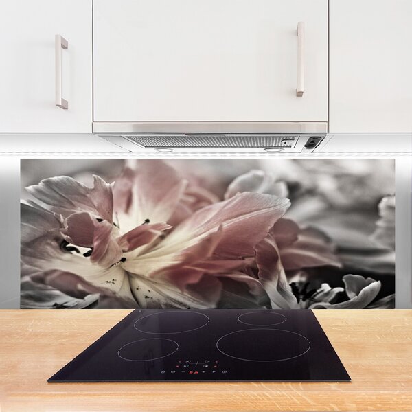 Panou sticla bucatarie Abstract Art Gray