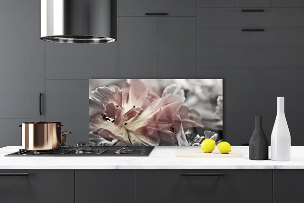 Panou sticla bucatarie Abstract Art Gray