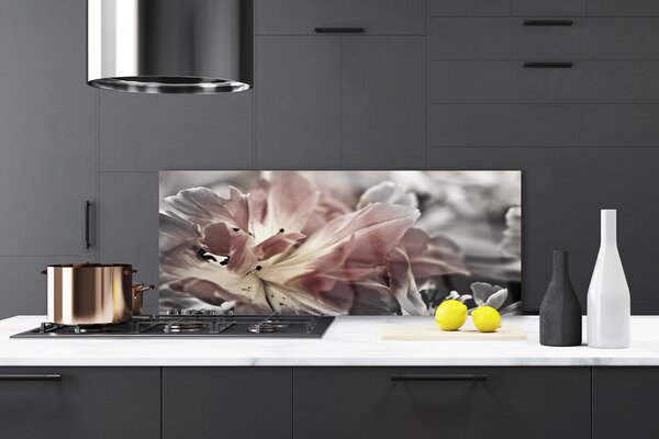 Panou sticla bucatarie Abstract Art Gray