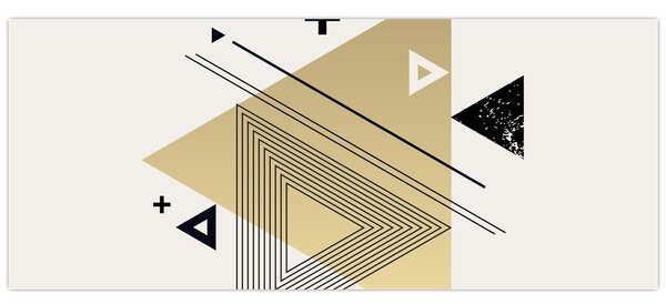 Tablou - Forme geometrice N⁰4 (120x50 cm)
