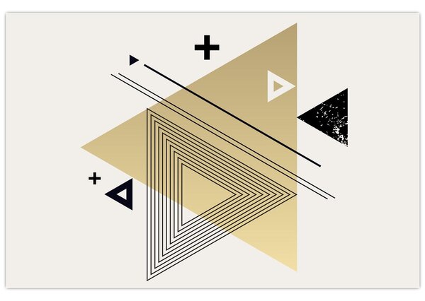 Tablou - Forme geometrice N⁰4 (90x60 cm)