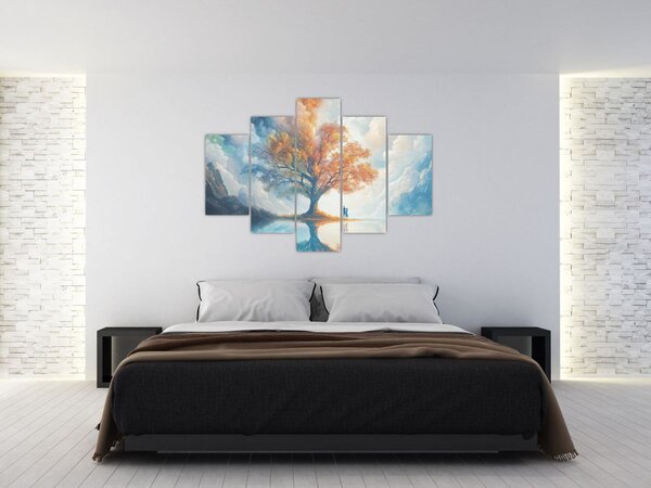 Tablou – Arborele vieții și al iubirii (150x105 cm)