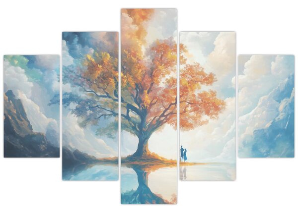 Tablou – Arborele vieții și al iubirii (150x105 cm)