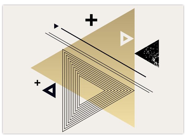 Tablou - Forme geometrice N⁰4 (70x50 cm)