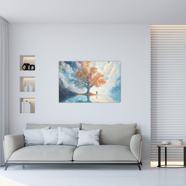 Tablou – Arborele vieții și al iubirii (90x60 cm)