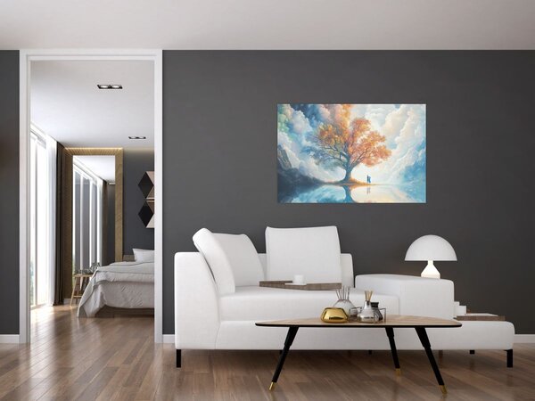 Tablou – Arborele vieții și al iubirii (90x60 cm)