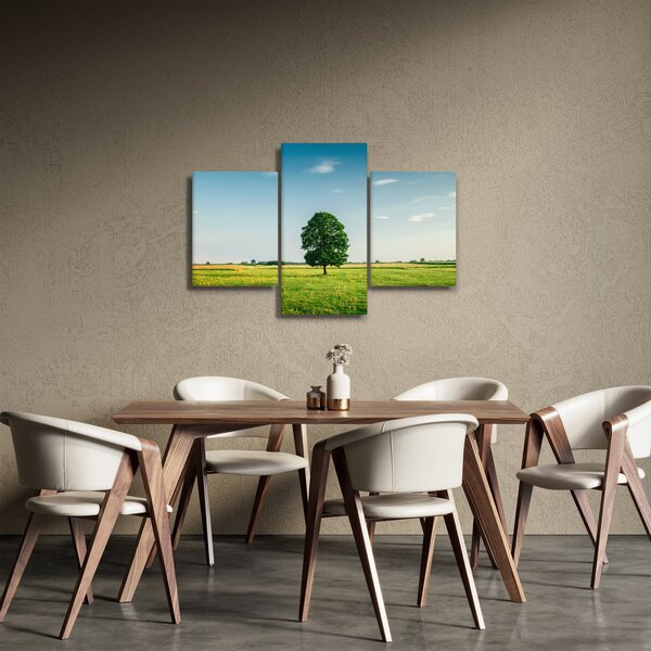 Tablou cu copaci pe luncă (90x60 cm)