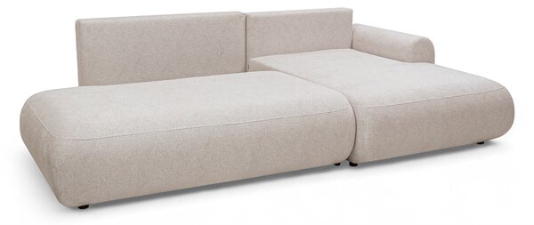 Colțar extensibil Lotulis L II pe dreapta - tricot crem hidrofob Blur 01