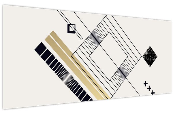 Tablou - Forme geometrice N⁰6 (120x50 cm)