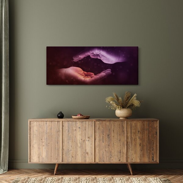 Tablou cu mâini (120x50 cm)