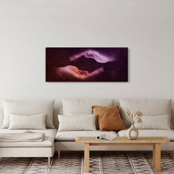 Tablou cu mâini (120x50 cm)