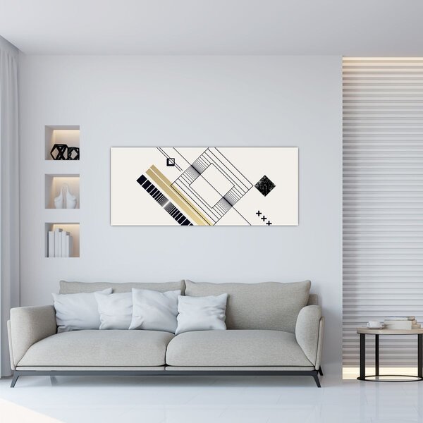 Tablou - Forme geometrice N⁰6 (120x50 cm)