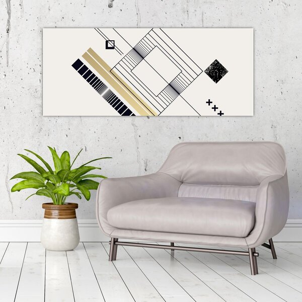 Tablou - Forme geometrice N⁰6 (120x50 cm)