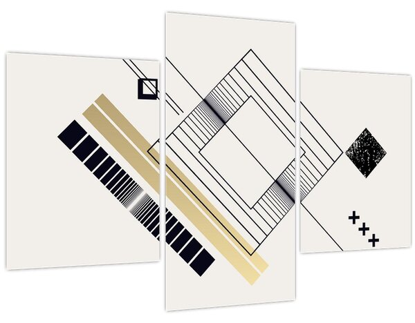 Tablou - Forme geometrice N⁰6 (90x60 cm)