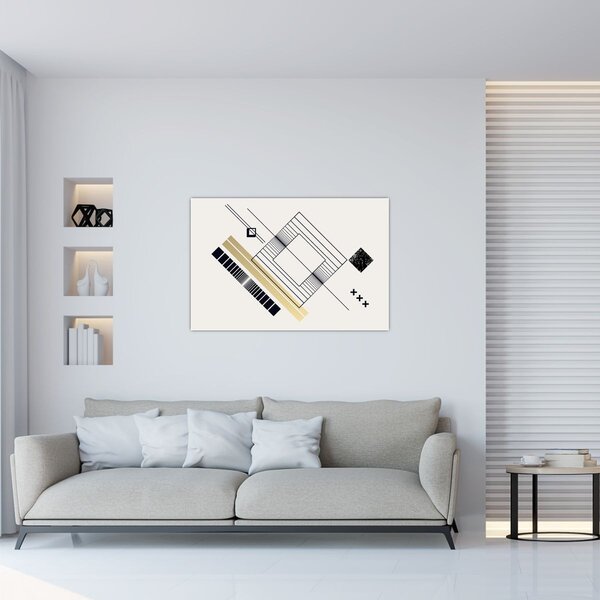 Tablou - Forme geometrice N⁰6 (90x60 cm)