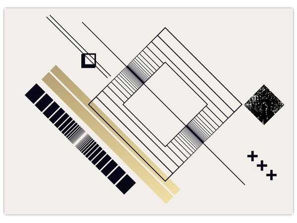 Tablou - Forme geometrice N⁰6 (70x50 cm)