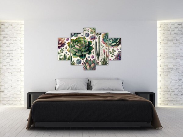 Tablou - Plante suculente (150x105 cm)