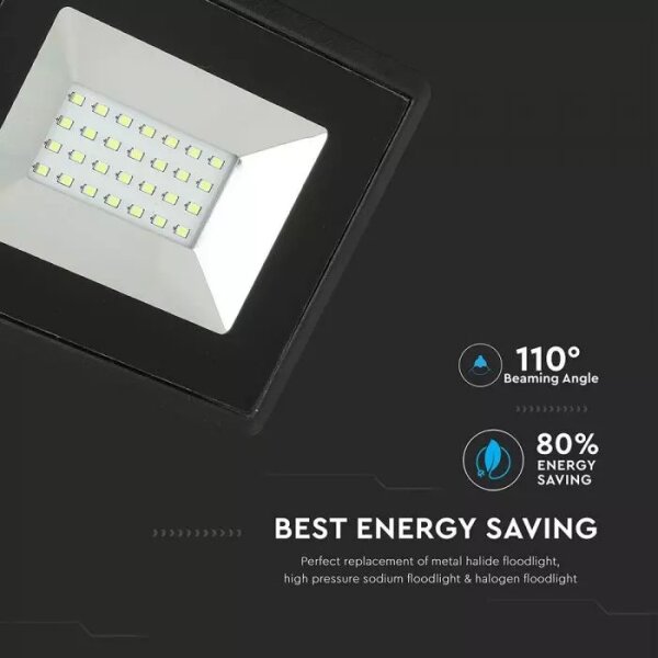Proiector LED 20W 230V IP65 lumină verde
