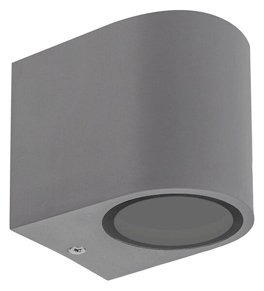 Aplică de exterior PARETE 1xGU10/6W/230V IP54 gri