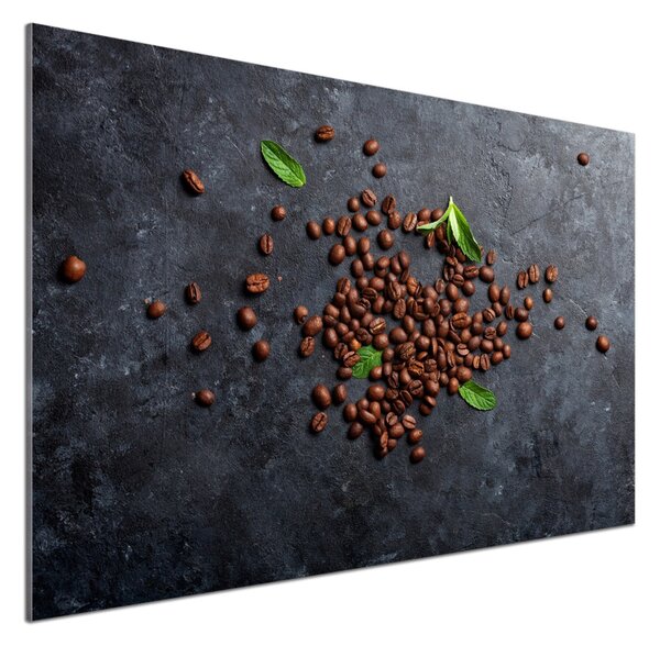 Panou sticlă bucătărie Boabe de cafea