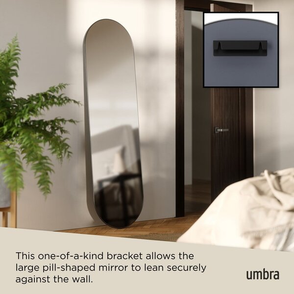 Oglindă de perete/de podea 46x157 cm Hubba – Umbra