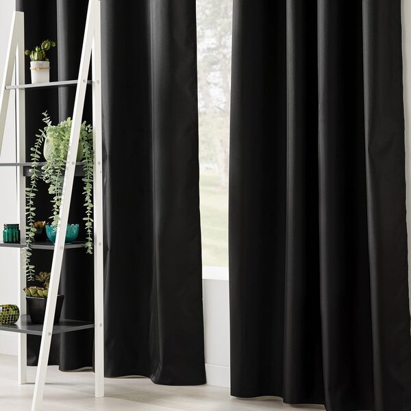 Draperie neagră termoizolantă 140x260 cm Icemount – douceur d'intérieur